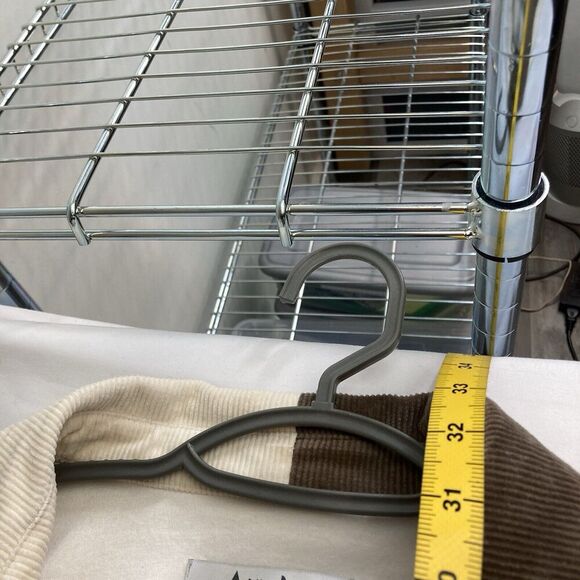 Arula Women's Ivory Corduroy Shacket Size 1X Colorblock Patchwork Boho Jacket - Picture 15 of 16